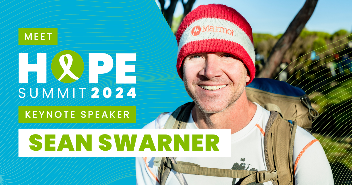 Meet HOPE Summit Keynote Speaker Sean Swarner LUNGevity Foundation